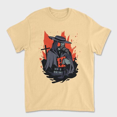 Plague Doctor, Unisex Men's T-Shirt