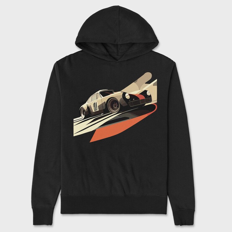Classic Sports Car Bauhaus, Унисекс Мъжко Суичър