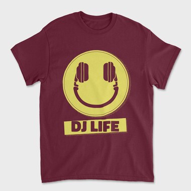 DJ Life, Unisex Men's T-Shirt