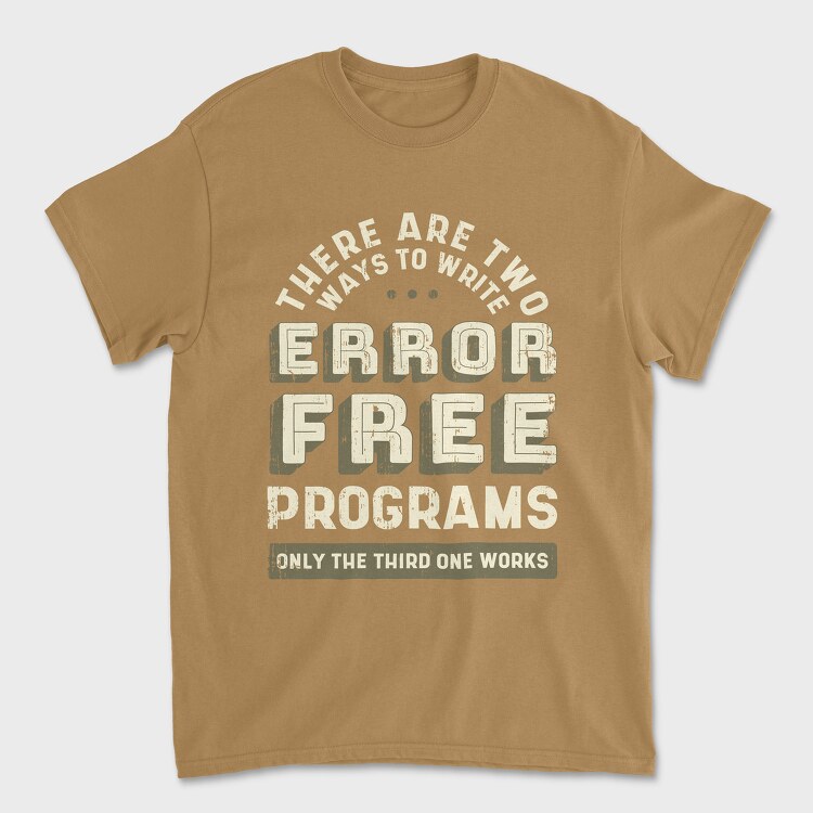Programmer Error, Unisex Men's T-Shirt