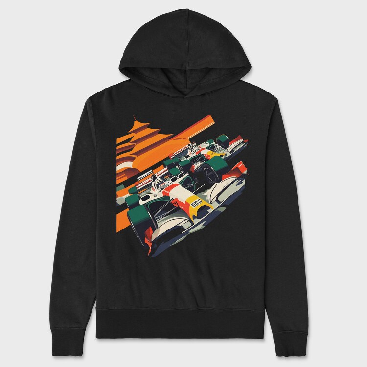 Bauhaus Formula Racing Car, Унисекс Мъжко Суичър