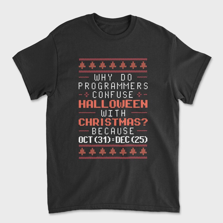 Programmer Halloween, Unisex Men's T-Shirt