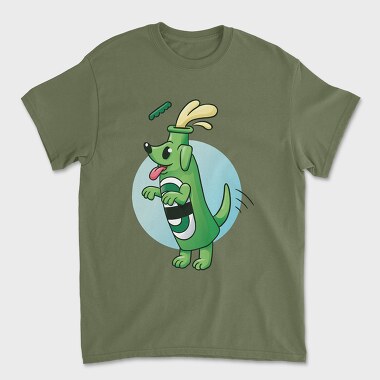Beer Dog, Unisex Men's T-Shirt