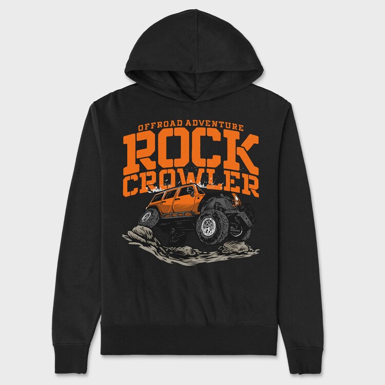 Offroad Adventure Rock Crowler Jeep, Унисекс Мъжко Суичър