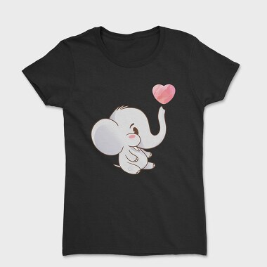 Cute Elephant, Women's T-Shirt
