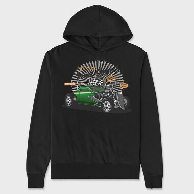 Hotrod 1, Unisex Men's Hoodie