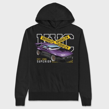Race Car 1986, Unisex Men's Hoodie