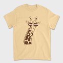 Giraffe Music, Unisex Men's T-Shirt