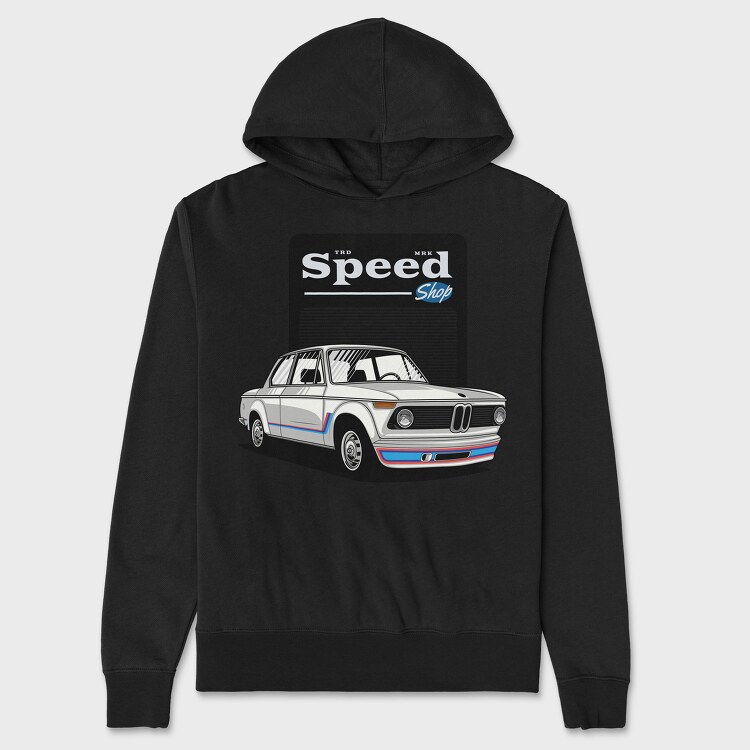 1974 bmw 2002 turbo, Unisex Men's Hoodie
