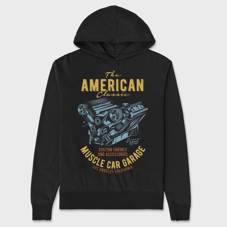 American Classic Custom Engine, Унисекс Мъжко Суичър