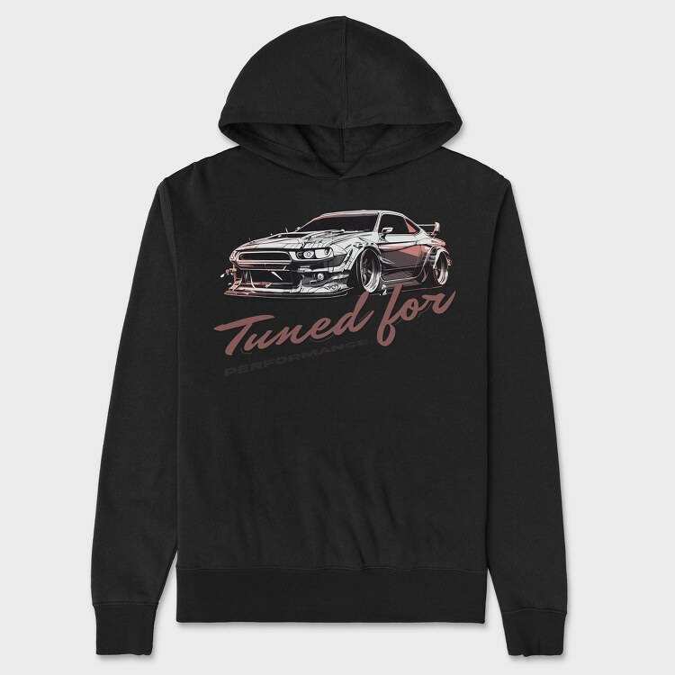 Tuned for Performance Personalized Car, Unisex Men's Hoodie