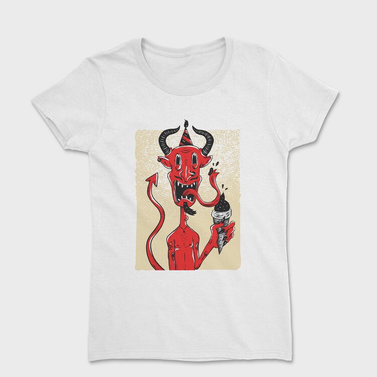 Devil Ice Cream, Women's T-Shirt