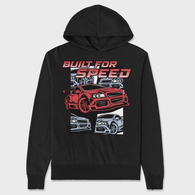 Built for Speed Gtr Red, Unisex Men's Hoodie