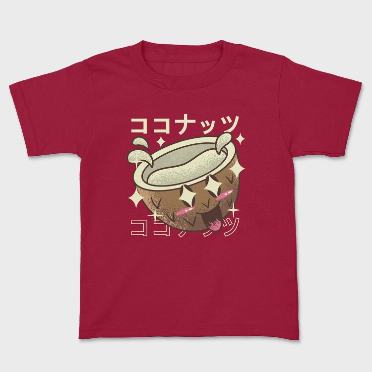 Coconut Crazy Kawaii, Kids' T-Shirt