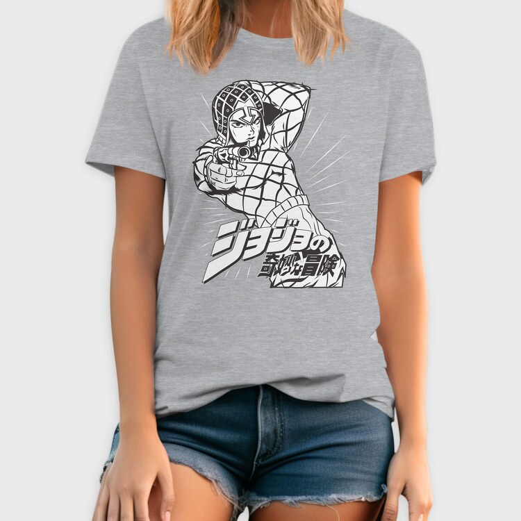 Vintage Convertible With Girl in Scenic, Унисекс Мъжка Тениска