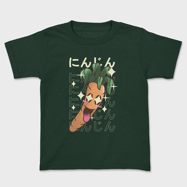 Kids' T-Shirt, carrot crazy kawaii