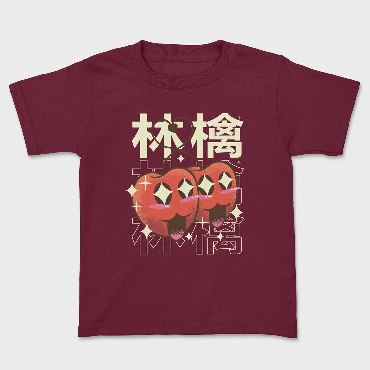 Apple Crazy Kawaii, Kids' T-Shirt