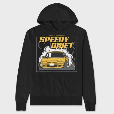 Speedy Drift, Unisex Men's Hoodie