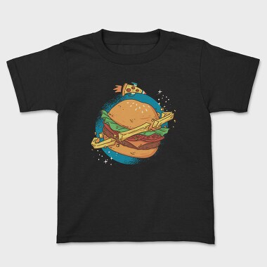 Burger Planet, Kids' T-Shirt