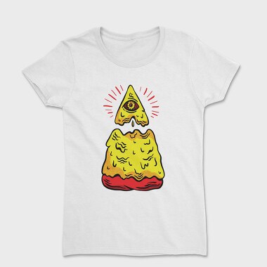 Illuminati Pizza, Women's T-Shirt