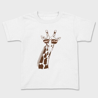 Giraffe Sunglasses, Kids' T-Shirt