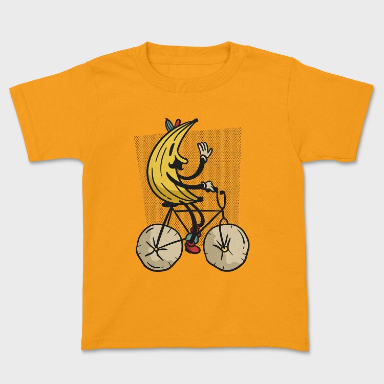 Banana Riding Bike, Детска Тениска