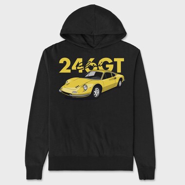 Ferrari Dino 246 Gt, Unisex Men's Hoodie