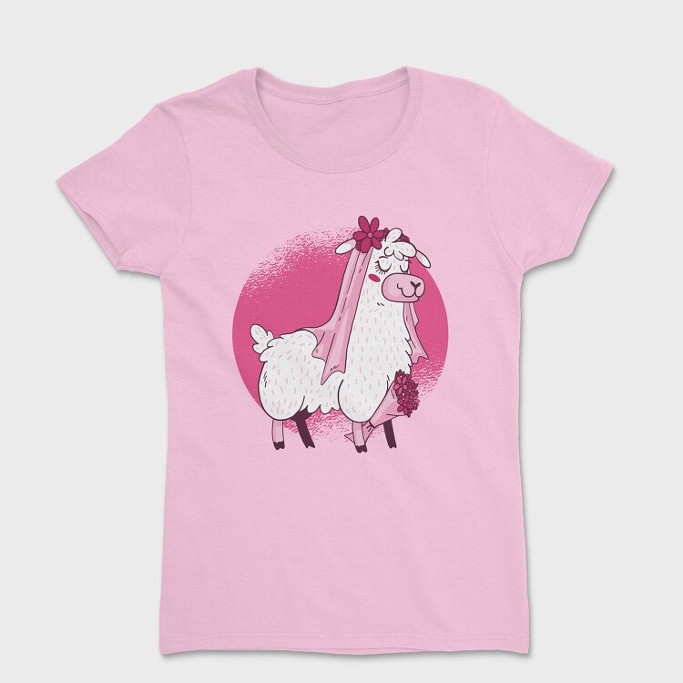 Llama Bride, Women's T-Shirt