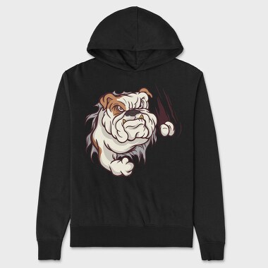 Bull Dog, Unisex Men's Hoodie