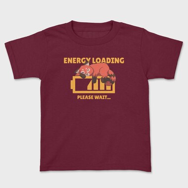 Red Panda Energy Loading, Kids' T-Shirt