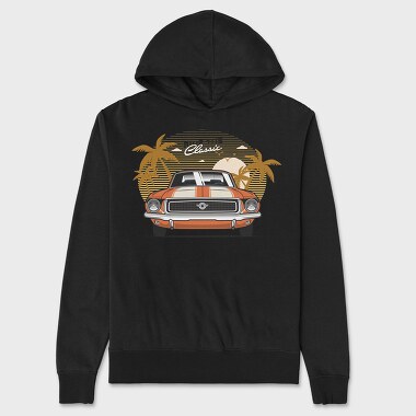 Ford Mustang(generation 1), Unisex Men's Hoodie