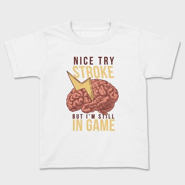 Kids' T-Shirt, Brain Lightning Quote