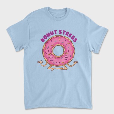 Унисекс Мъжка Тениска, Donut Stress