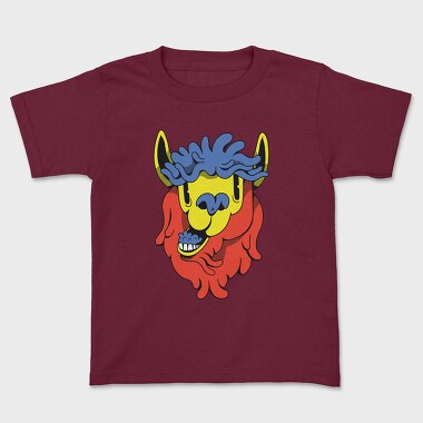 Llama Chewing, Kids' T-Shirt