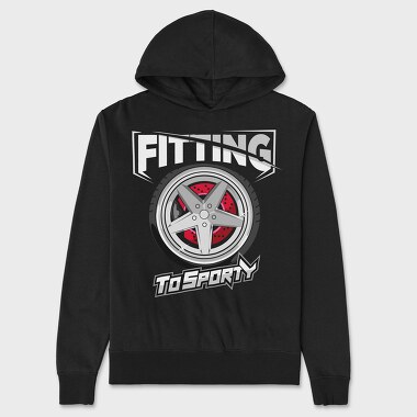 Tosporty King Rim, Unisex Men's Hoodie