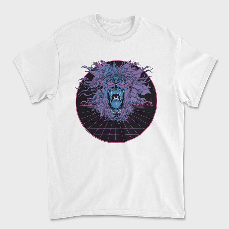 Lion Vaporwave, Унисекс Мъжка Тениска