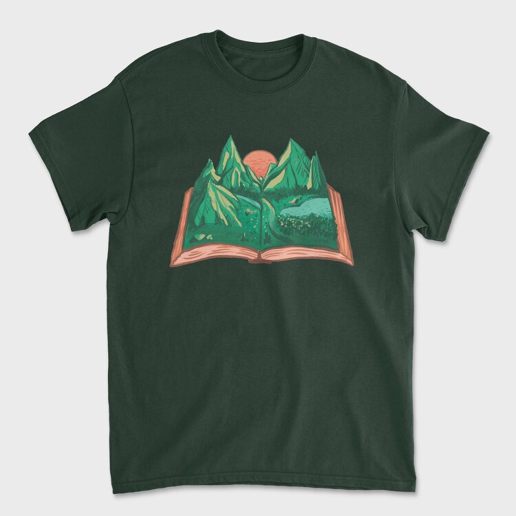 Nature Book, Unisex Men's T-Shirt