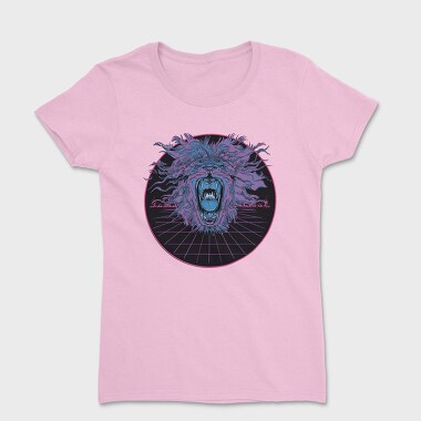 Lion Vaporwave, Women's T-Shirt