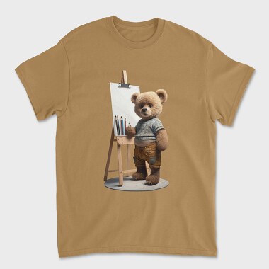 Artist Teddy, Unisex Men's T-Shirt