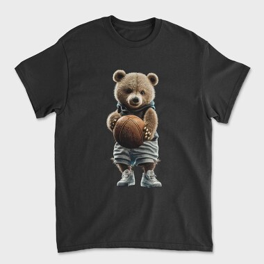 Basket Teddy, Unisex Men's T-Shirt