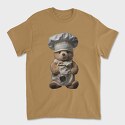 Chef Teddy Bear, Unisex Men's T-Shirt