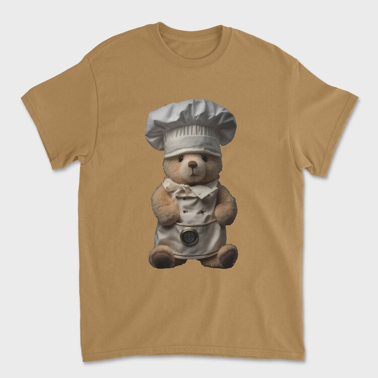 Chef Teddy Bear, Unisex Men's T-Shirt
