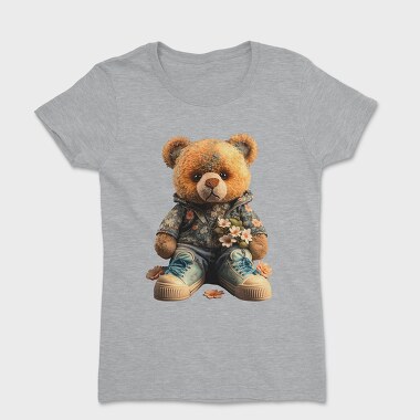 Floral Teddy, Women's T-Shirt
