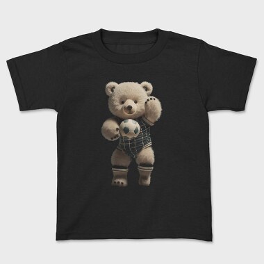 Football Teddy, Kids' T-Shirt