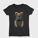 Gas Mask Teddy, Women's T-Shirt