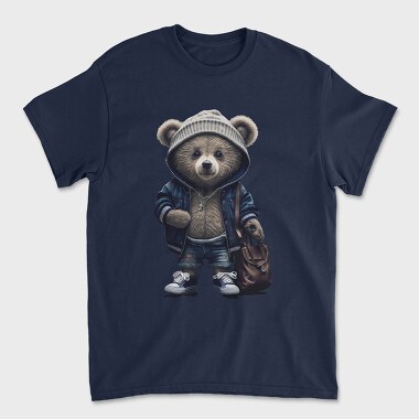 School Teddy Bear, Unisex Men's T-Shirt