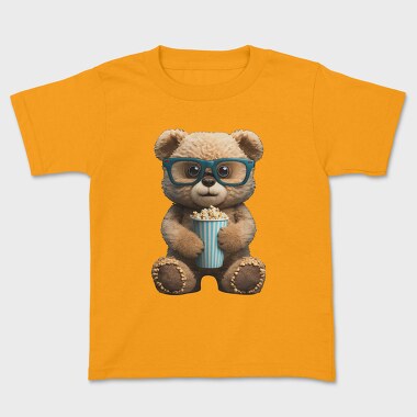 Teddy Bear Popcorn, Kids' T-Shirt