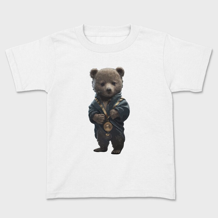 Teddy Medal, Kids' T-Shirt
