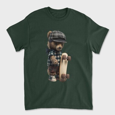 Teddy Skate, Unisex Men's T-Shirt