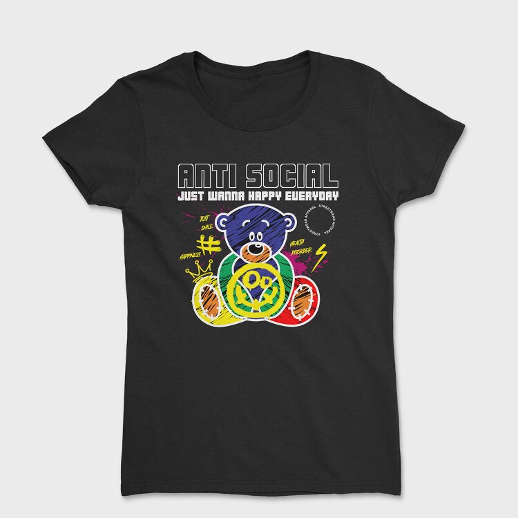 Anti Social Bear, Дамска Тениска